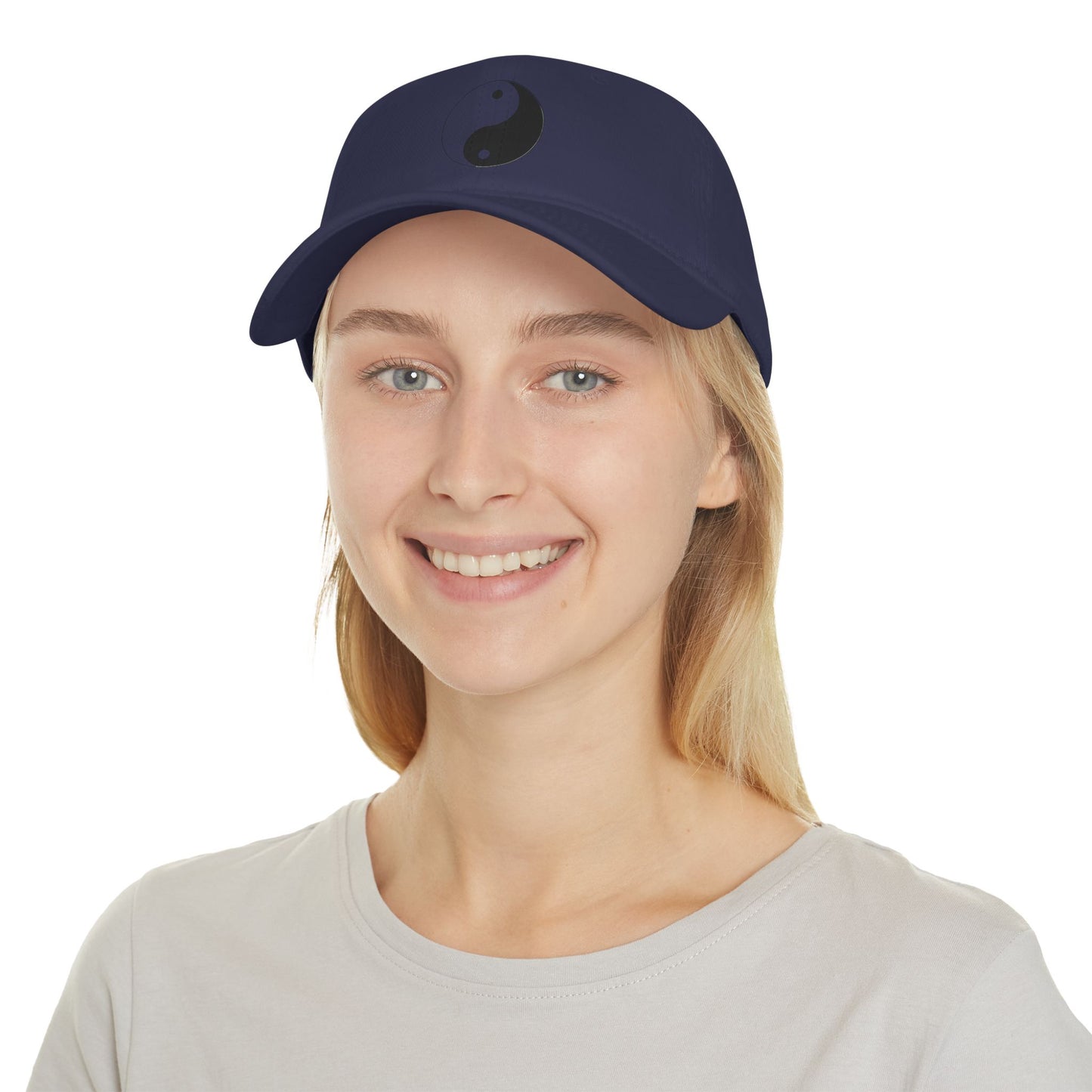 Low Profile Baseball Cap Yin and Yang symbol