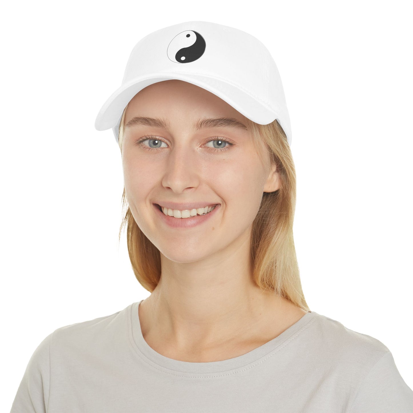 Low Profile Baseball Cap Yin and Yang symbol