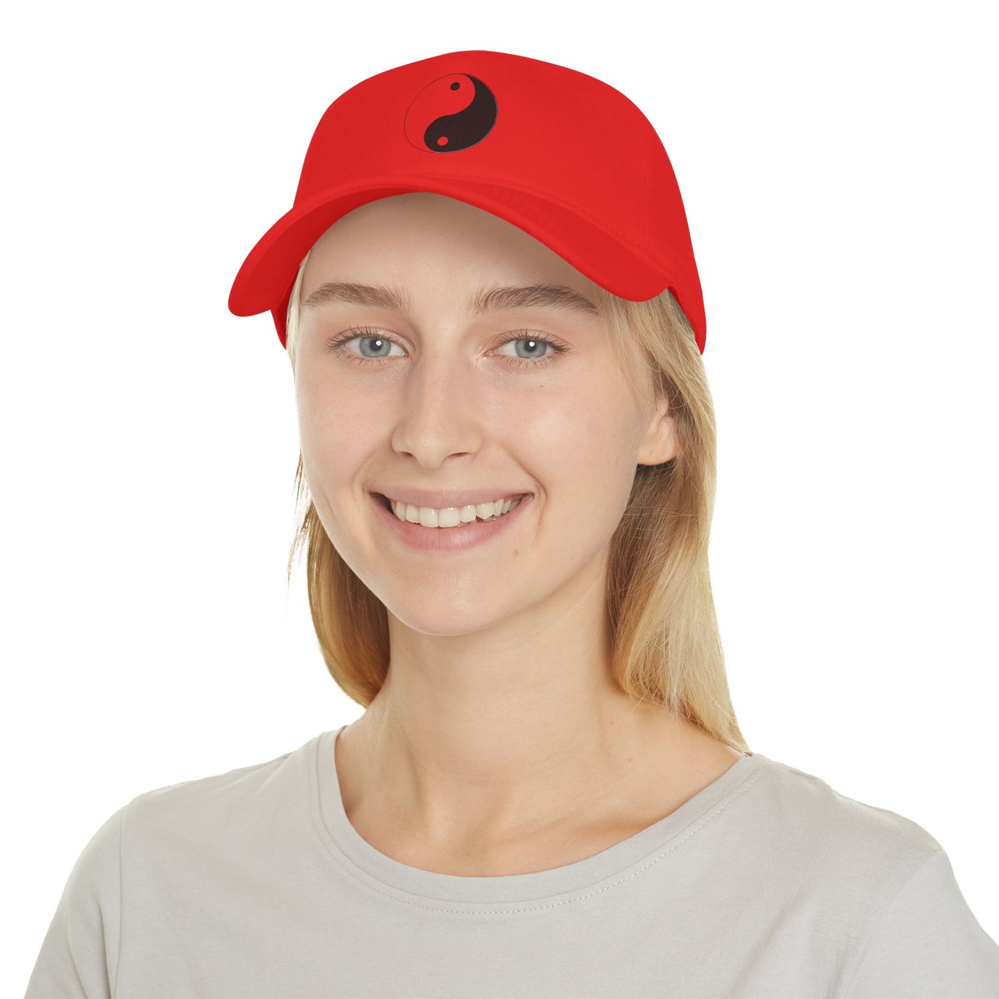 Low Profile Baseball Cap Yin and Yang symbol