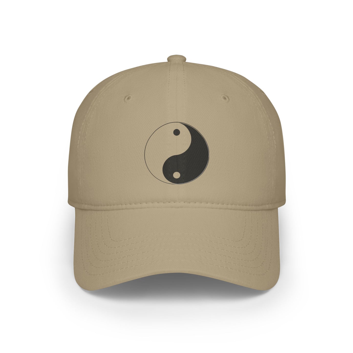 Low Profile Baseball Cap Yin and Yang symbol