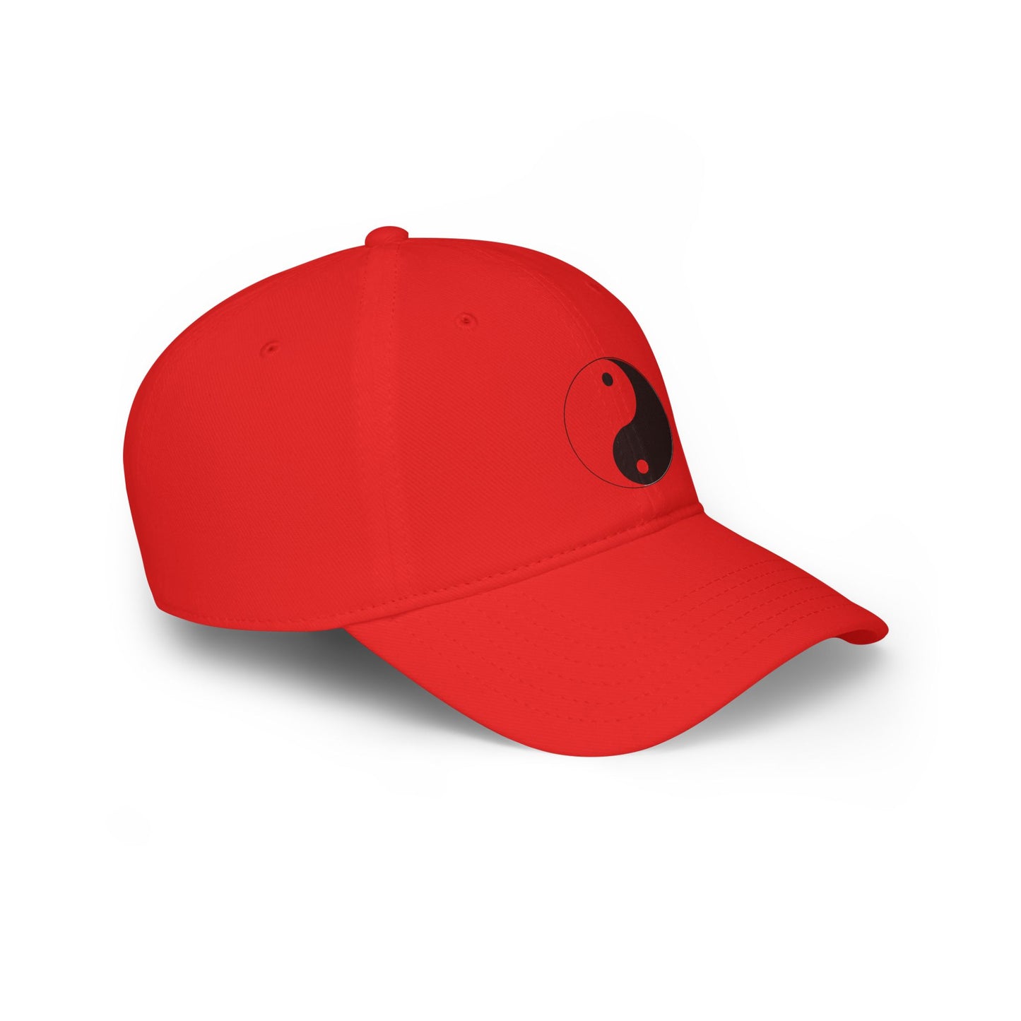 Low Profile Baseball Cap Yin and Yang symbol