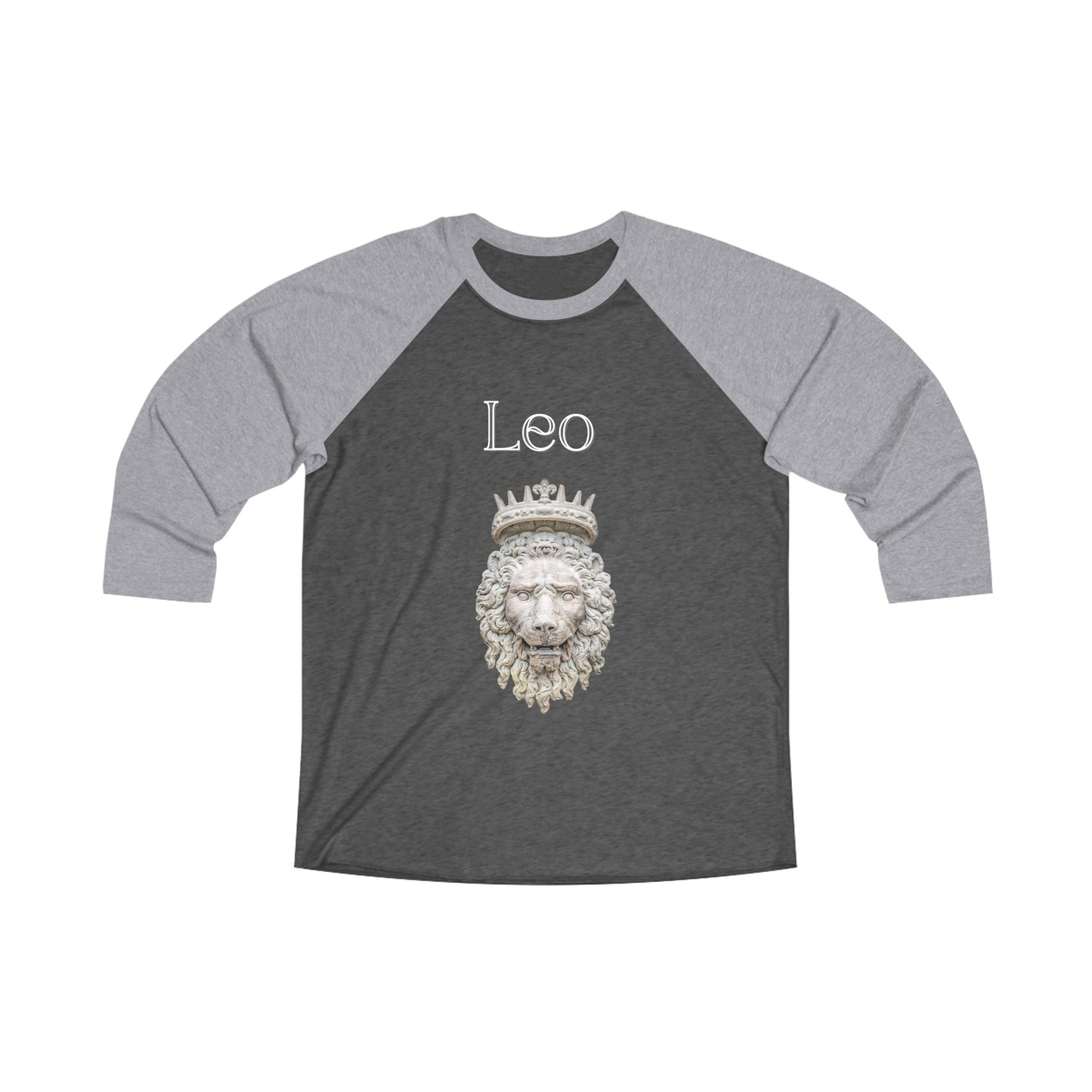 Leo Star SIgn Unisex Tri-Blend 3\4 Raglan Tee