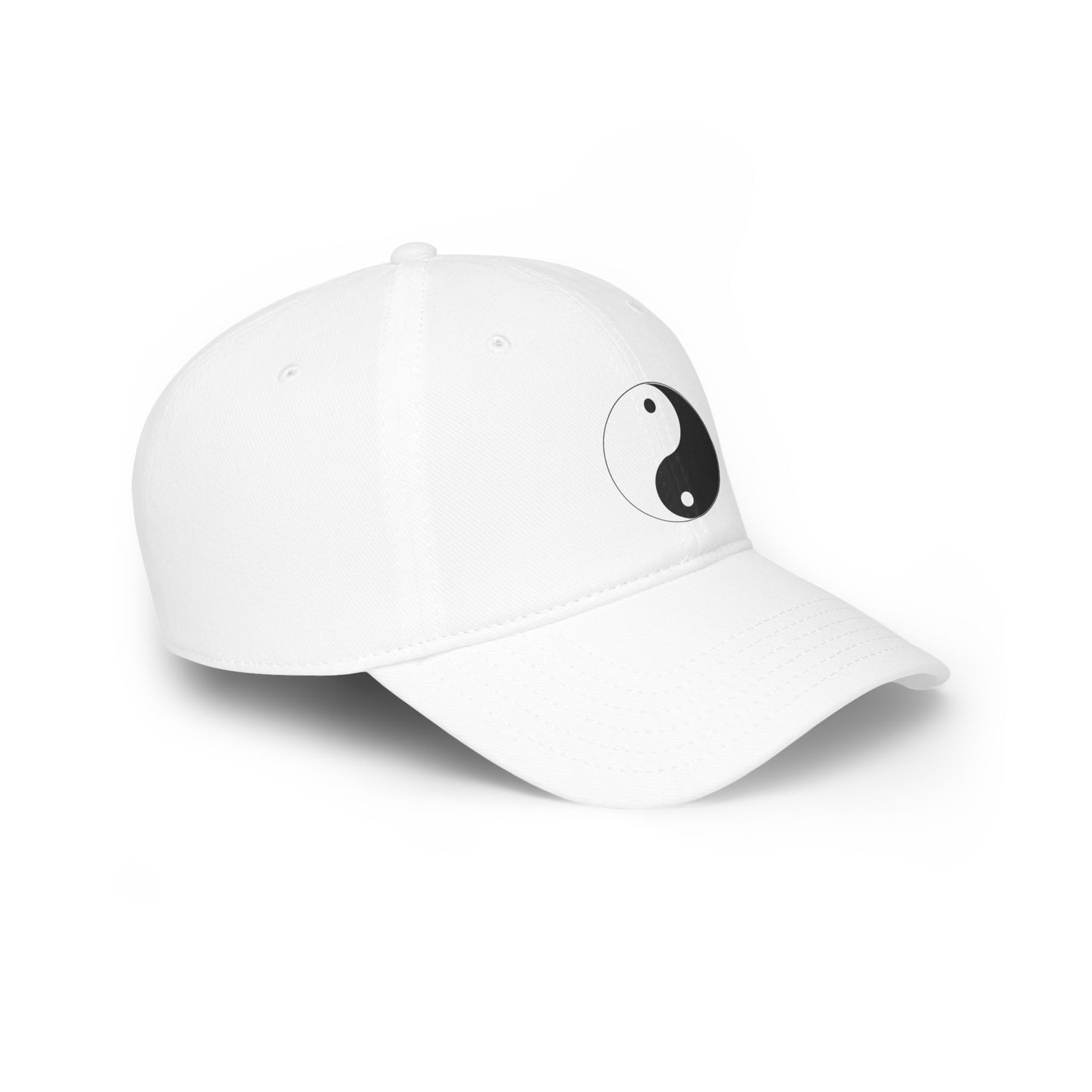 Low Profile Baseball Cap Yin and Yang symbol