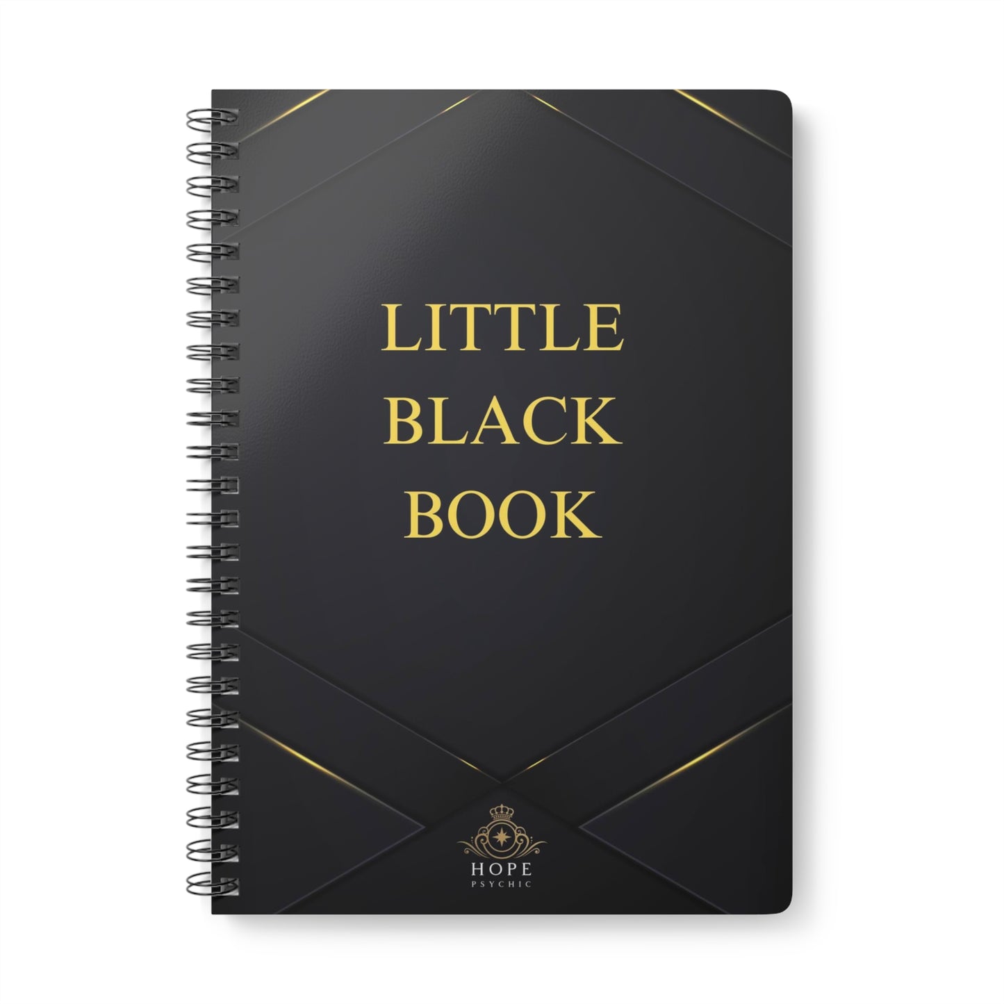 Wirebound Softcover Notebook, A5 'LITTLE BLACK BOOK'