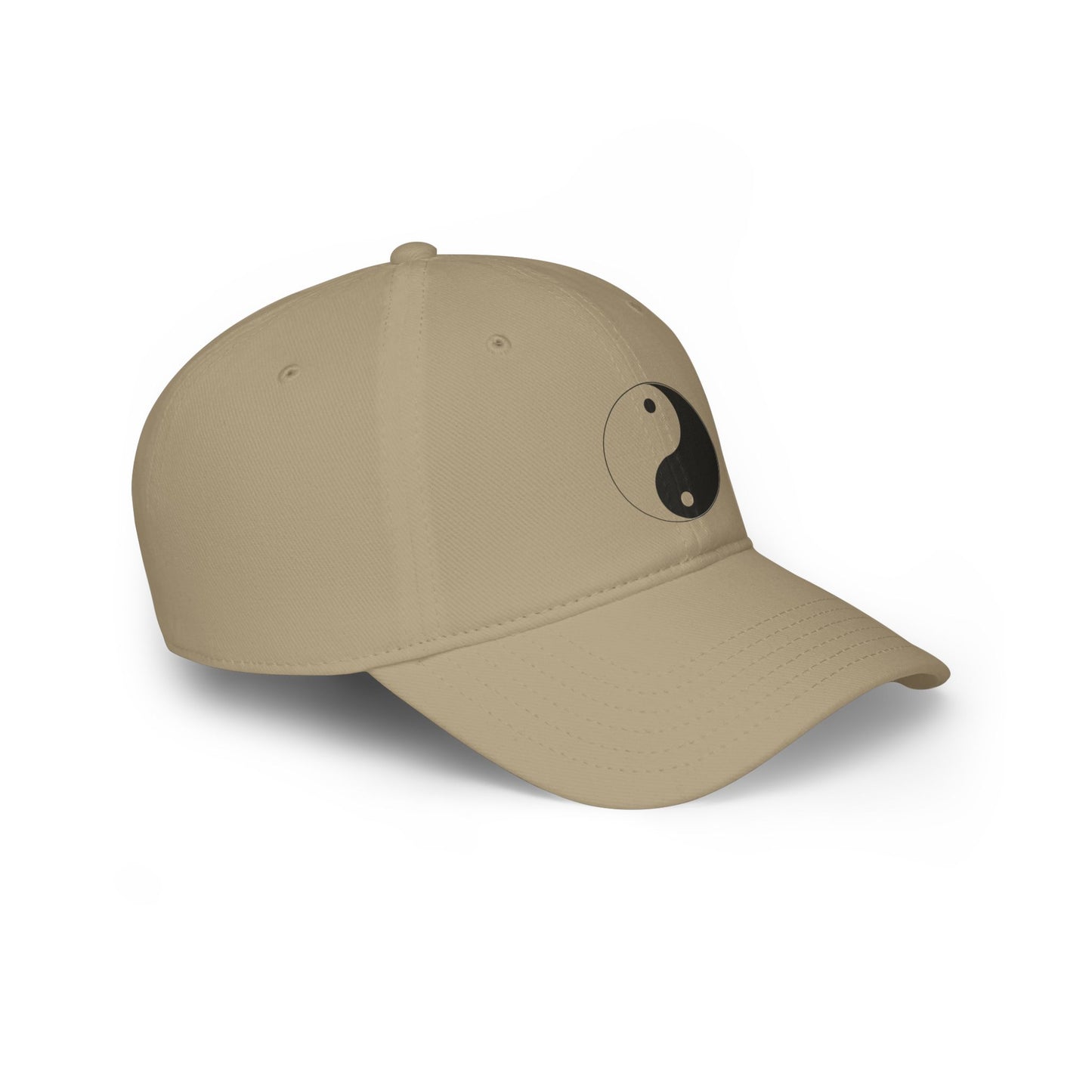 Low Profile Baseball Cap Yin and Yang symbol