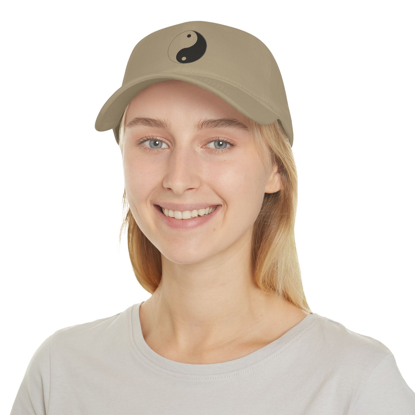 Low Profile Baseball Cap Yin and Yang symbol