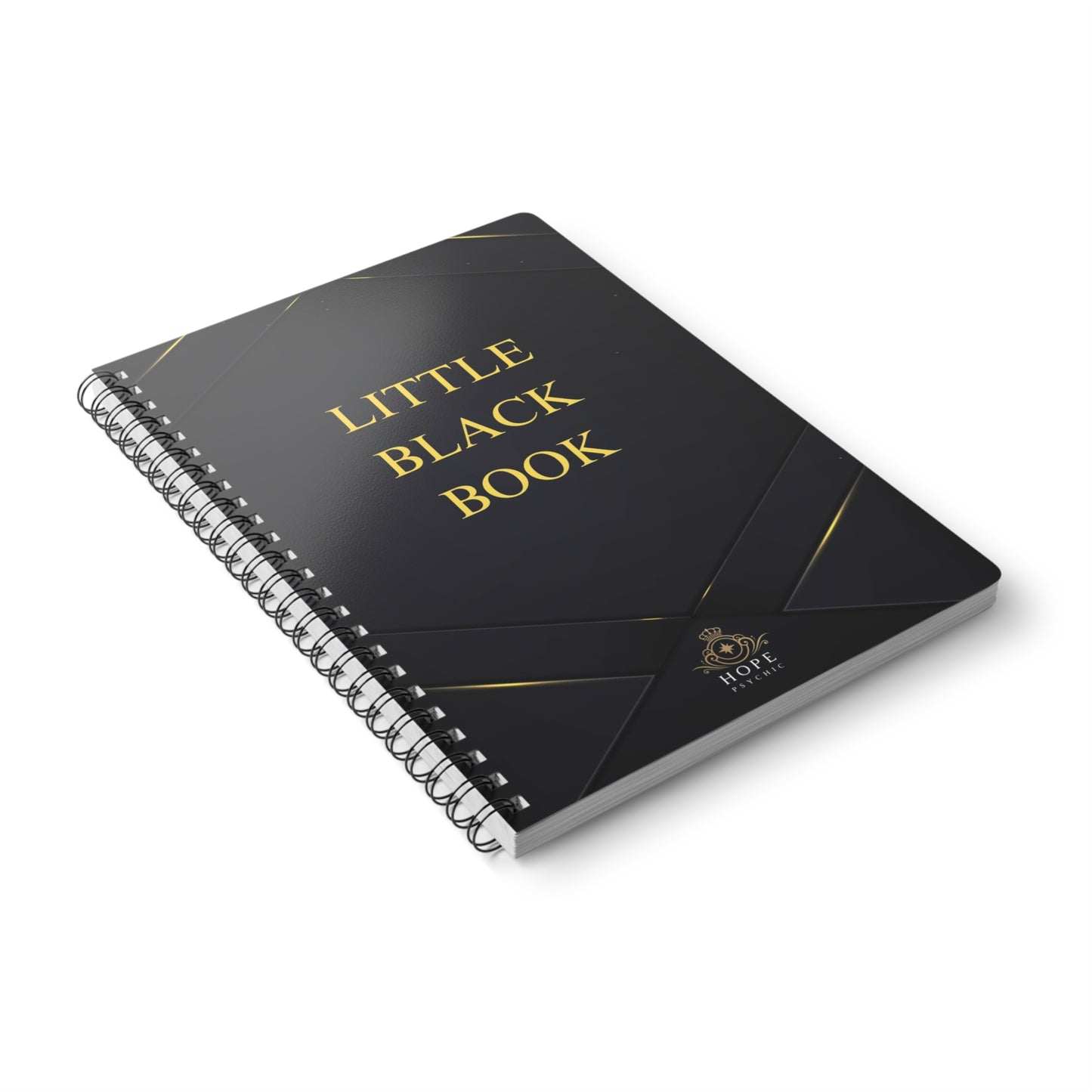 Wirebound Softcover Notebook, A5 'LITTLE BLACK BOOK'
