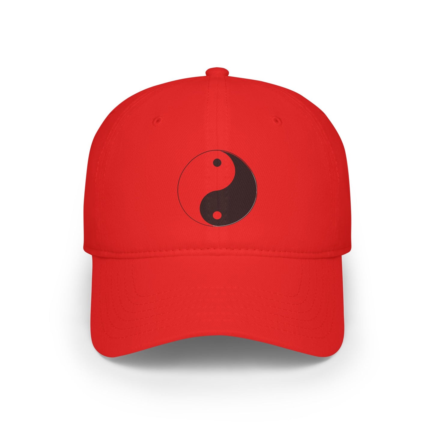 Low Profile Baseball Cap Yin and Yang symbol