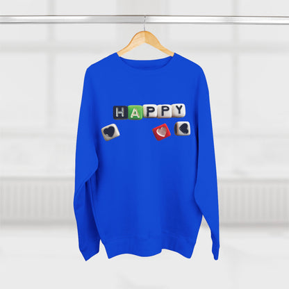 Unisex Crewneck Sweatshirt 'Happy'