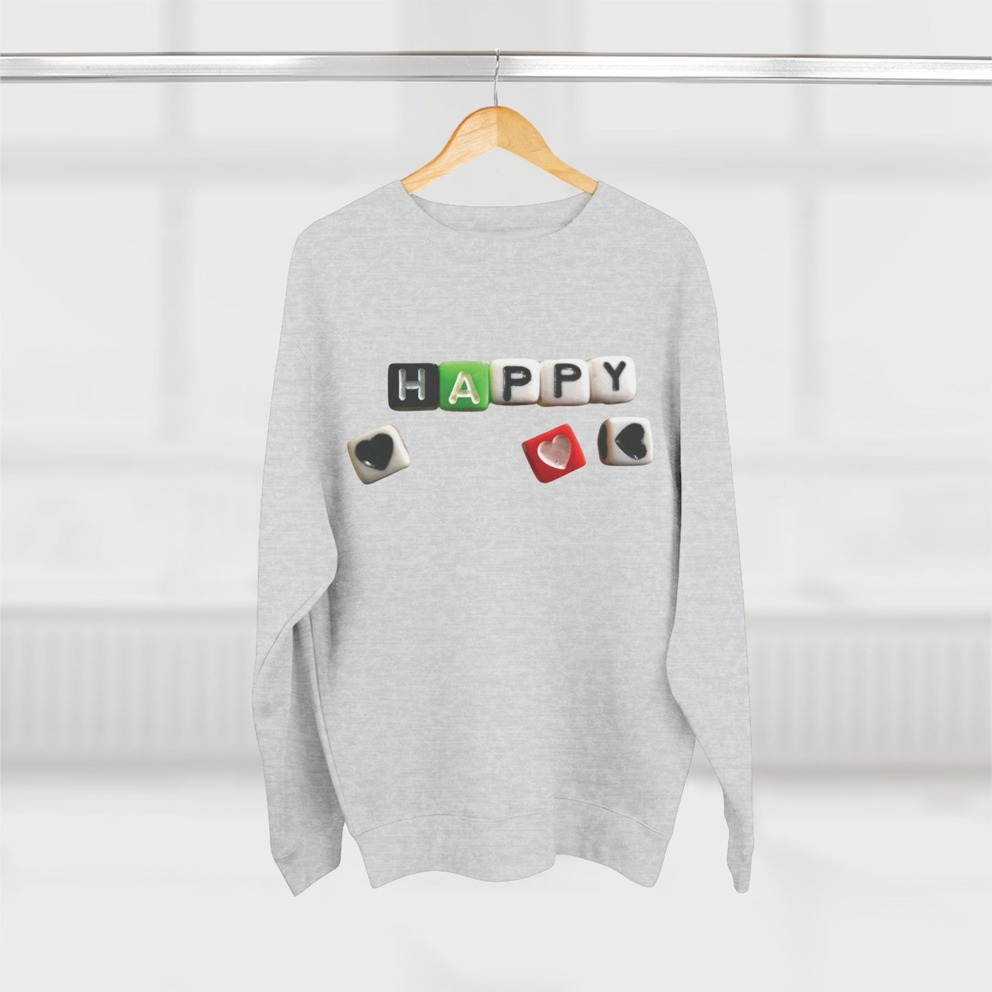 Unisex Crewneck Sweatshirt 'Happy'