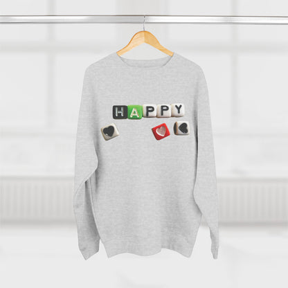 Unisex Crewneck Sweatshirt 'Happy'