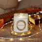 Scented Coconut Apricot Candles (4oz, 9oz) WEALTH