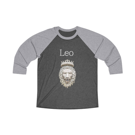 Leo Star SIgn Unisex Tri-Blend 3\4 Raglan Tee