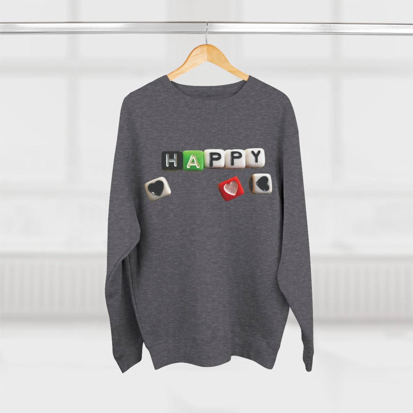 Unisex Crewneck Sweatshirt 'Happy'