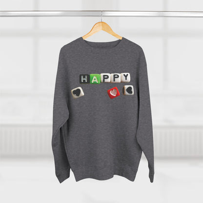 Unisex Crewneck Sweatshirt 'Happy'