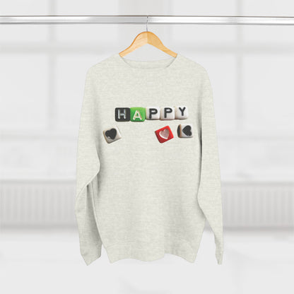 Unisex Crewneck Sweatshirt 'Happy'